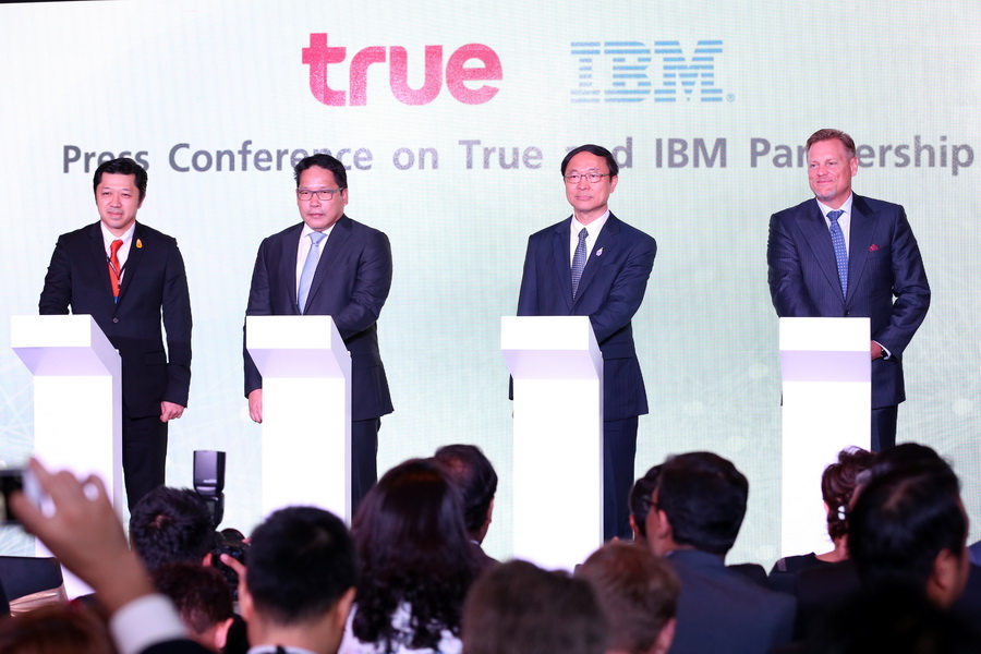 True join hands with IBM transform  Thailand’s Digital landscape, joint The ministry of Science and Technology - ICT.